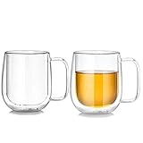 Double Wall Clear Coffee Mug 10 oz High Boron