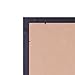 Adeco Decorative Black Wood 1 Inch Wide Margin Wall Hanging Poster Picture Photo Frame, 15x21