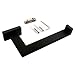 Angle Simple Toilet Paper Holder, SUS304 Stainless Steel Bathroom Tissue Holder, Toilet Tissue Hanger, Toilet Roll Dispenser Wall Mount, Matte Black