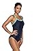 ATTRACO Women's Sports One Piece Swimsuit Racerback Athletic Training Swimwear
