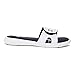 Under Armour womens Ignite VIII Slide Sandal, White (100)/Black, 7