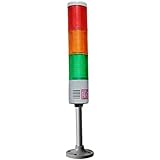 HZYS LTA-505W DC24V 3 Layers Tower Light LED Color Red Yellow Green Without Sound Flashing Light