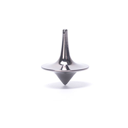 Forever Spinning Top Gift Set - EarthlyWares Copper Metal Spin Totem with Necklace Chain and Keyring, Endless Fidget Spinner Toy for Inception Fans, Stress Reliever, Brilliant Gift for Men and Women