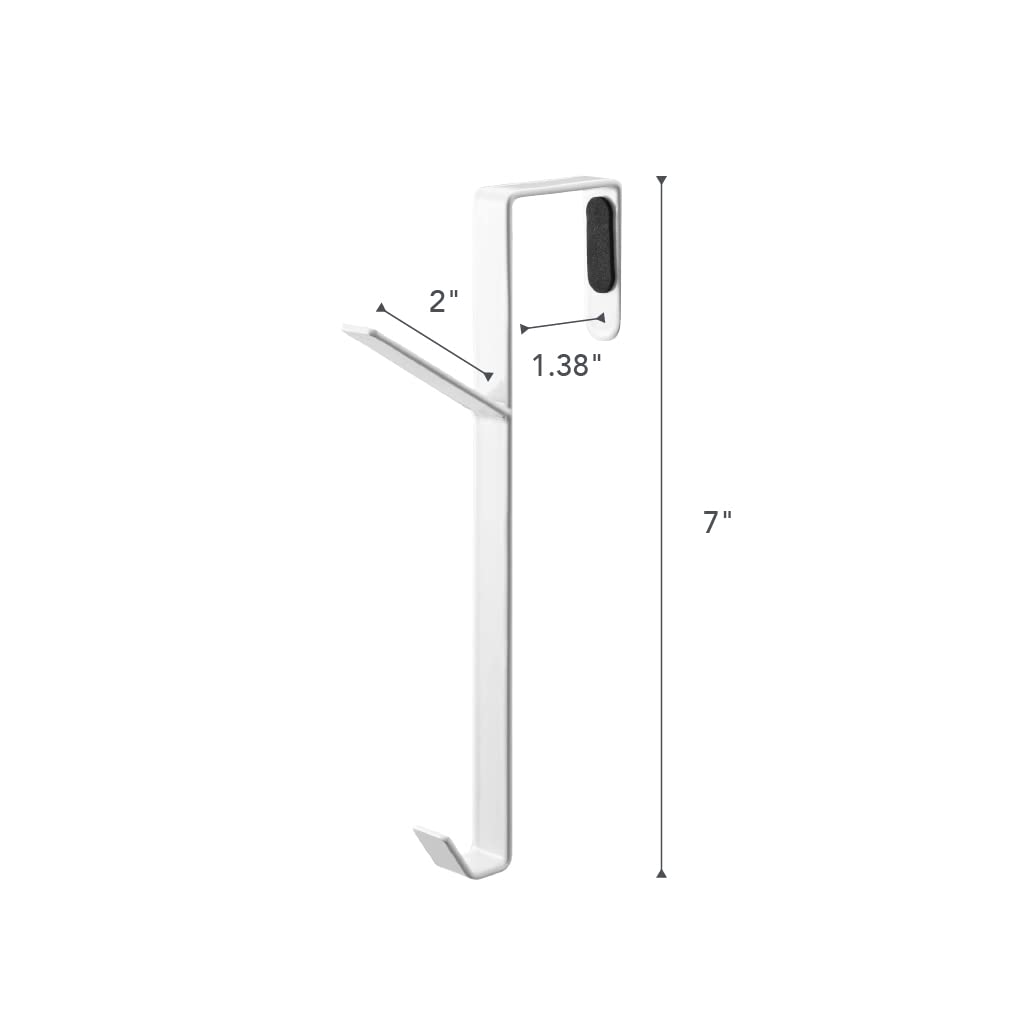 YAMAZAKI Home Smart Over The Door Hook - Hanging Coat Rack - Steel