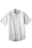 Edwards Garment Men's Performance Short Sleeve Banded Collar Shirt
