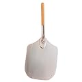 Pizza Peel Aluminum With Wood Handle, 16"Wx18"D Blade, 39" Overall Length 1 Each