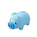 Ookamiwolf Cute Pig Money Box Piggy Bank for Kid's Birthday Gift,Blue-Develop a Good Habbit of Saving Money