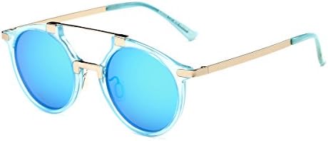 Dasein Chic Designe Retro Round Unisex Polarized Sunglasses Eyewear