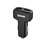 Zendure Quick Charge 3.0 30W Dual USB Car Charger for iPhone, iPad, Samsung Galaxy, LG, Pixel & More - Black