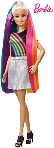 Barbie️ Rainbow Sparkle Hair Doll