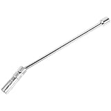 ARES 11001 | 14mm Thin Wall Magnetic Swivel Spark Plug Socket with 12-inch Extension | 3/8-Inch Drive 12-Point Spark Plug Socket | Walls 2mm Thinner Than Standard Spark Plug Sockets