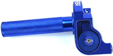 CNC Twister Throttle Assembly for CRF50 XR50 70 90 110CC Stomp Demon X Dirt Pit Bike Motocross Motorcycle (Blue)