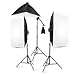 StudioFX 2400 Watt Large Photography Softbox Continuous Photo Lighting Kit 28