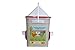 Chicken Feeder-Holds 20 Pounds-Pellets-Crumbles-Grain in Bucket - for 21st Century Chicken Owners - Inside or Outside of Coop - Use with Nipple Waterer (2 Feed Ports - Center (4-6 Hens))