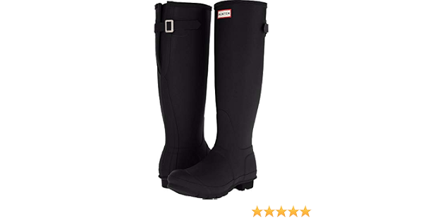 Amazon.com: Hunter Botas de lluvia ajustables originales para mujer (7 M de  EE.UU., negro mate), negro, (Black Matt), 6 : Ropa, Zapatos y Joyería