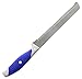 Professional Bread and Cake Knife, 8-inch Serrated Slicer Edge Sharp Blade with Strong Blue and Gray Handle - Stainless Steel Serrated Bread Knives