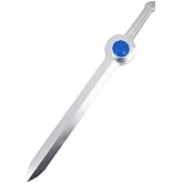Mingshao Fantasy PU Foam Sword for Cosplay Adventure Style Finn Foam - Demon Blood Red Grass Green Scarlet Cosplay Prop Collectible Gift for Halloween and Xmas (Scarlet)