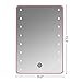 AHOOH Makeup Mirror for Women and Men, Lighted Makeup Vanity Mirror with 16 LED Lights,Touch Screen,Light Adjustable Dimmable Light up Mirrors for Home Tabletop Bathroom Shower Travel