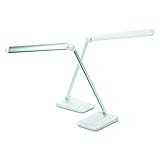 Safco Products 1001SL Vamp LED Modern ABS Desk Lamp with USB Port and Dimmer Switch
