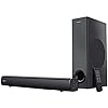 Creative Stage 2.1-kanaals soundbar met subwoofer voor onder de TV, computer en ultrabrede monitoren, Bluetooth/optische…