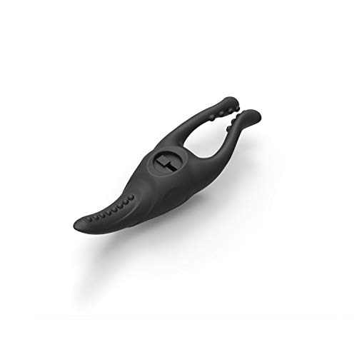 Nipple Clamp Vibrator Silicone Clitoris Clip Stimulator G-Spot Massager Rabbit Clamps Female Masturbator Sex Toys for Women Black