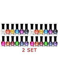 Kleancolor Nail Polish - Awesome Metallic Full Size Lacquer 2 SETS