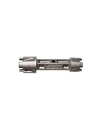 Superior Tool   06020 llave tubo de drenaje (llave mancuerna) llave de drenaje de dos extremos que se adapta a llaves de carraca 3 8 o 1 2 pulgadas
