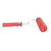 Tinksky 7-inch Painting Roller Wall Decoration Empaistic Wooden Grain Painting Roller with Plastic Handle (Red)