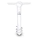 Beach Bumbrella Ultra Secure Twist-In Sand Beach Umbrella (White)