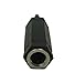 CERRXIAN 3.5mm 1/8 3 Pole Male Plug to 6.35mm 1/4 Inch Female Stereo Jack Audio Adapter Headphone Microphone Converter Connector-2 Pack