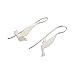 NOVICA Artisan Handmade Sterling Silver Drop Earrings Shining Dove from Thailand No Stone Animal Themed Bird [1.3 in L x 0.5 in W] ' Friendly Doves'
