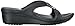 crocs Women's Sanrah Embellished Wedge Sandal, Black/Silver Metallic, 8 M US