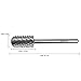 USA Beauticom Pana Brand Professional Large Smooth Round Top Dome Barrel Carbide Bit 3/32