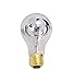 60 Watt Half Chrome Bulb for Dining lights and Pendant Lamps, Modern Fixtures, Classic Displays, Bathroom Vanity. Incancdescent E26 Medium Base Half Mirror - 1 Pack By GoodBulb