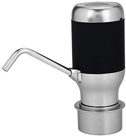 Lemonda Wireless Auto Electric Drinking Water Pump for Bottled Water Dispenser Home Office Outdoor (Black)
