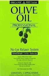 Organic Root Salon Olive Oil Nolye Relaxer System Kit-Twin Pack