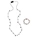 Set of Light Up LED Christmas Holiday MIni Bulb Necklace & Light Up LED Christmas Holiday Mini Bulb Bracelet