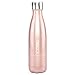 ICONIQ Stainless Steel Vacuum Insulated Water Bottle, 17 Ounce (Rose Gold)