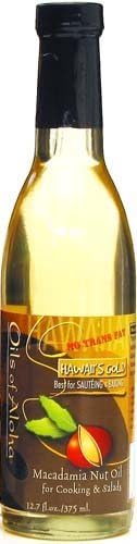 Oils of Aloha Hawaii's Gold Macadamia Nut Cooking &amp; Salad Oil 12.7-Ounce by Oils of Aloha