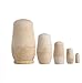 Glamorway Russian Nesting Doll 5set Blank Matryoshka Matreshka Wood Unpainted DIY Handicraft