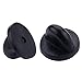 SUBANG 200 Pieces Rubber Pin Backs PVC Pin Keepers Lapel Pins Back Pins Safety Backs for Brooch Tie Hat Badge Insignia, Black