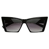 zeroUV - High Pointed Cat Eye Sunglasses Sharp Geometric Square Frame Cateyes