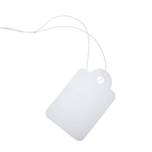 White Marking Tags Price Tags Price Labels Display Tags with Hanging