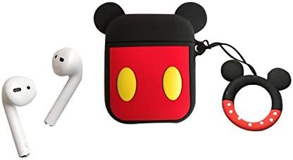 Airpods Case Airpods Accessories Protective Silicone Cover for Apple Airpods Charging Case (Mickey)