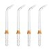 iHealthia Replacement Orthodontic Tips for Water Flossers and Oral Irrigators, 4-pack
