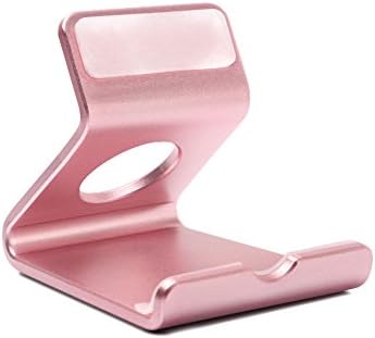 SHOUJIJIA Mobile Phone Holder Stand Desk Aluminum Metal Desktop Mount Dock For 7 6S 6 5S S8 S7 S6 Edge 7" Tablet Rose