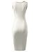 All for You Women's Slim Fit Sleeveless Tank Top Dress Made in USA