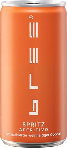 Bree Spritz Aperitivo (12 x 0,2l) – erfrischender Aperitif mit bittersüßer Note und fruchtiger Orange, idealer Party-Drink für unterwegs – eiskalt aus der Dose genießen 2
