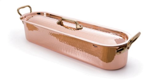 Mauviel Copper Fish Poacher, 23-5/8 by 5-7/8-Inches 1 Mauviel Copper Fish Poacher, 23-5/8 by 5-7/8-Inches