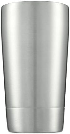 CONNICS Stainless Steel kids tumbler Cups Set With Lid Pint Cup Tumbler Double Well Unbreakable, Brushed Metal Drinking Glasses, Coffee Glasses, for Travel, Outdoor, Camping, 12 Oz,BPA (Metal silver)